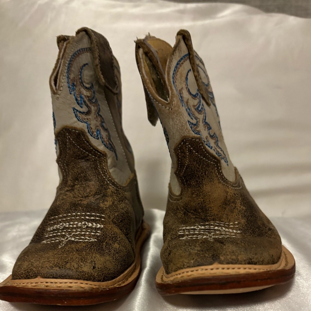 NEW!! 
ROPER INFANTS' COWBABIES PARKER WESTERN BOOTS - BROAD SQUARE TOE